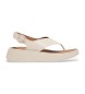 Fitflop Sandali in pelle beige F-Mode