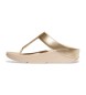 Fitflop Sandały Fino Glitterdust beżowy, złoty