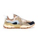 Flower Mountain Leather Sneakers Yamano3 light brown