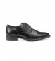 Fluchos Luke F1055 Czarne skórzane buty