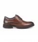 Fluchos Usnjeni čevlji F1304 srednje rjave barve