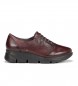 Fluchos Lederen schoenen F1357 Bordeaux -Hoogte: 4cm