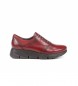 Fluchos Bona F1357 red leather shoes