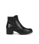 Fluchos leather booties F1367 Black -Heel height: 5cm