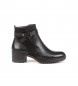 Fluchos Aliss Leather Ankle Boots F1368 preto -Altura do salto 5cm