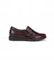 Fluchos Styll F1567 sapatos de couro cor de vinho