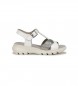 Fluchos Læder sandaler Lua F1654 hvid