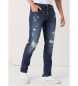 Lois Jeans Calças de ganga Slim cintura média azul