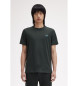 Fred Perry Graues T-Shirt mit Rundhalsausschnitt