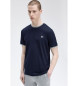 Fred Perry M1588 T-shirt con doppia riga blu