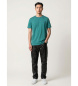 Fred Perry Camiseta ringer verde