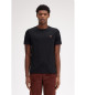 Fred Perry Camiseta Twin Tipped negro