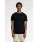 Fred Perry Camiseta Twin Tipped negro