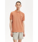 Fred Perry Short sleeve orange polo shirt