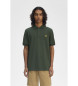 Fred Perry Polo tinta unita M6000 verde