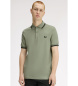 Fred Perry Polo Plain M6000 verde