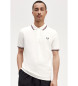Fred Perry Poloshirt mit weißer Paspel