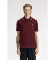Fred Perry Polo Twin Tipped granate