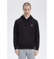 Fred Perry Sweatshirt mit Kapuze und schwarzer Paspel