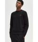 Fred Perry Black crew neck sweatshirt