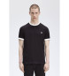 Fred Perry Raped Ringer T-shirt črna