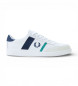 Fred Perry Zapatillas de Piel B725 blanco