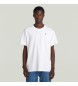 G-Star T-shirt Rücken Fotodruck Lose weiß