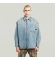 G-Star Boxy Fit Overshirt blue