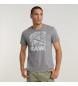 G-Star T-shirt Raw Construction cinzenta