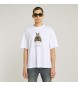 G-Star Archive Print Boxy T-shirt blanc
