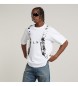 G-Star T-shirt Ryggsäck Graphic Boxy vit