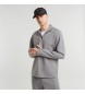 G-Star Sweatshirt Motion Half Zip Tweeter grijs