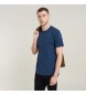 G-Star T-shirt base slim blu scuro