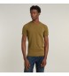 G-Star T-shirt Slim Base brązowy