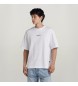 G-Star T-shirt central branca