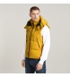 G-Star Gilet giallo imbottito con cappuccio 2.0 G-Whistler