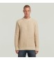 G-Star Chunky beige jumper
