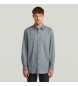 G-Star Camicia blu pulita e normale