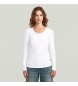 G-Star Camiseta Core Eyben Slim blanco