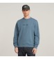 G-Star Sweatshirt G-Script Logo azul