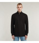 G-Star Camiseta Half Zip Tweeter  negro