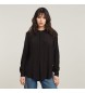 G-Star Blusa Half placket negro