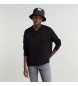 G-Star Core Loose V-Neck Knitted jumper black