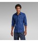 G-Star Marine Slim Shirt bleu
