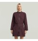 G-Star Fliederfarbenes Moto-Kleid