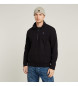G-Star Felpa con mezza zip Nifous nera