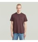 G-Star Camiseta Nifous Ribbed marrón claro