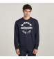 G-Star Sweat-shirt marine avec logo Originals