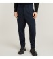 G-Star Pantaloni rilassati chino a pieghe blu scuro