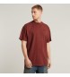 G-Star Pigment Dye ls T-shirt rdbrun